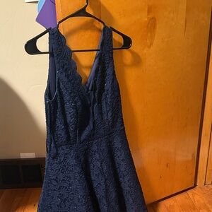 City Studio Navy Dress